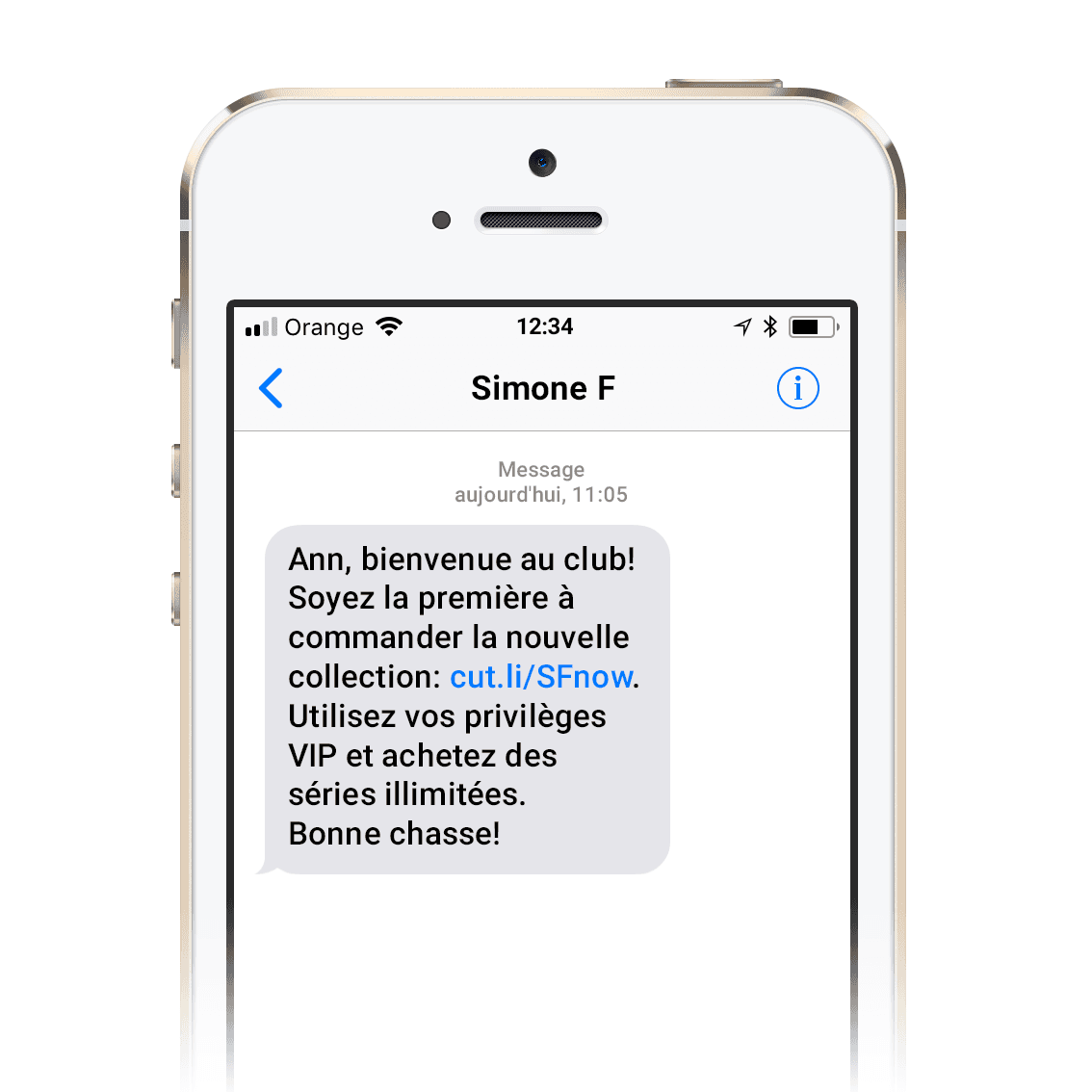 Champ de l'expéditeur du message texte (marquage SMS)