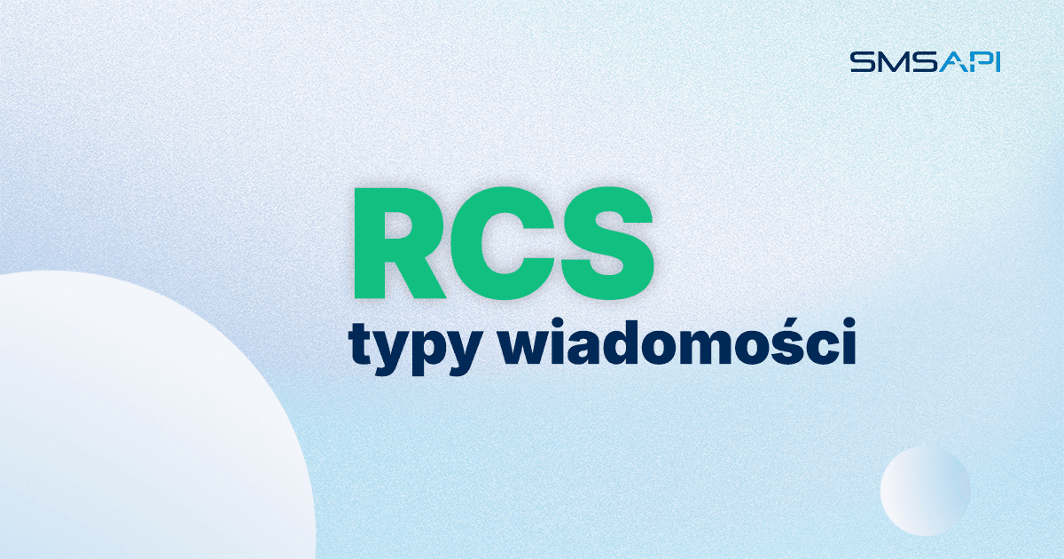 Typy wiadomości RCS: formaty Rich Communication Services