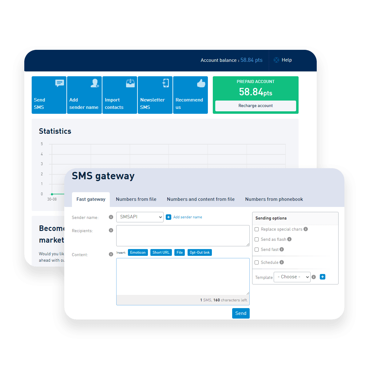 Kundenpanel - SMSAPI